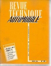 REVUE TECHNIQUE AUTOMOBILE 179