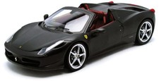 ■[Kyosho/Mattel] (1/18) Ferrari 458 Italia Spider (Noir Mat) (MT5485X) KYOSHO