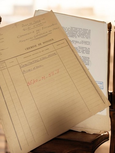 Ancien document vintage