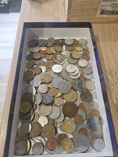 Lot 1kg pièces - 1kg, monnaies