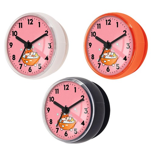 Horloge douche ronde - horloge,