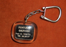 Porte-clés Peintures GAUTHIER Rept. M. PERETTI  Palette pinceau rouleau