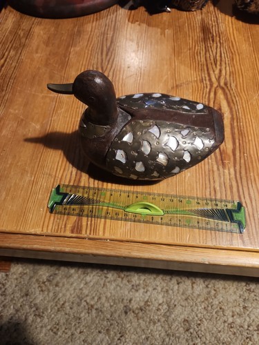 Joli canard bois artisanal - joli,