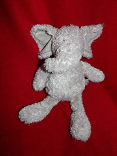 Doudou Peluche Eléphant Gris Marque Inconnue  33 cm
