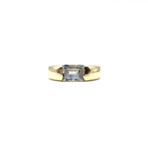 Bague jaune 14 carats - jaune,