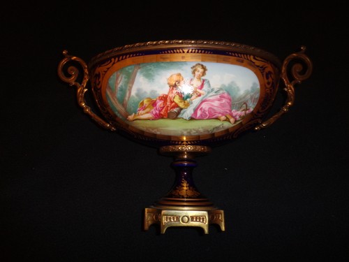Coupe vase style porcelaine - coupe,