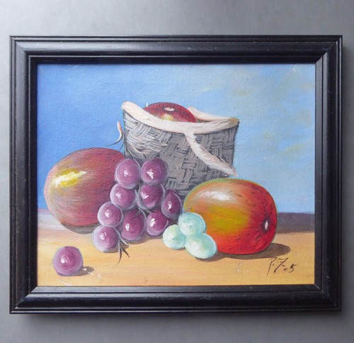 Tableau nature morte fruits - morte,
