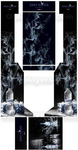 Stickers grey goose - stickers,