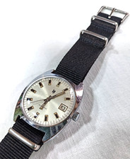 Montre Homme LIP AUTOMATIC DATO Duromat 25 Jewels INT 7525 Brac Nato FONCTIONNE