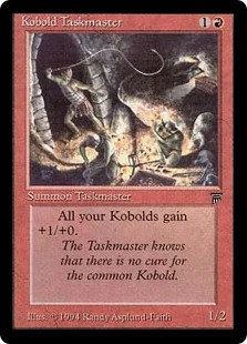 Magic mtg kobold taskmaster - kobold,