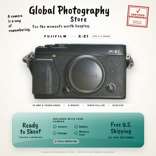 Fujifilm 16mp aps c - x-e1, aps-c