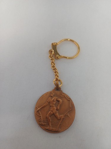 Porte clés médaille cross - clés,