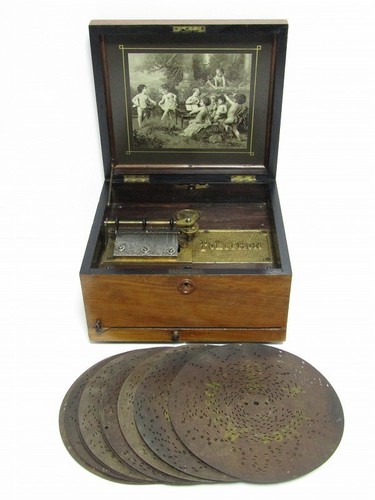 Vintage polyphon disc music - vintage,