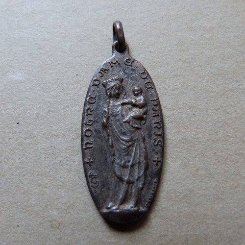 Médaille notre dame - médaille, notre-dame