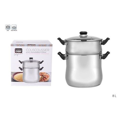 Couscoussier tajine inox - couscoussier,