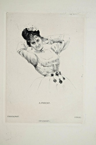 Parent portrait gravure - parent,