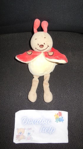 Doudou peluche coccinelle - peluche,