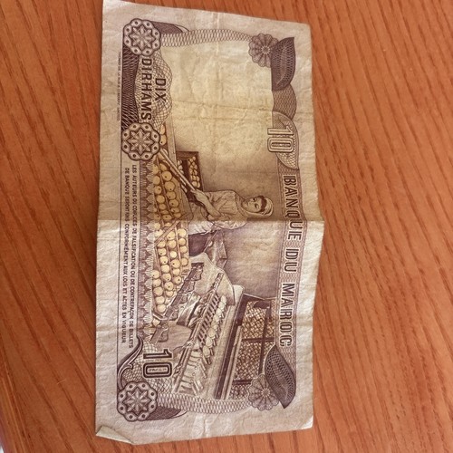 Billet banque 10 - 10, dirhams