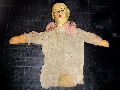 Ancienne marionnette main - marionnette,