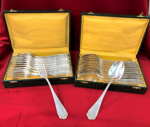 Ménagère couverts ercuis - 12,