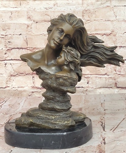 Sculpture bronze massif - en,