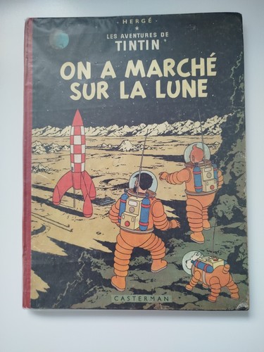 Hergé tintin marché sur - hergé,