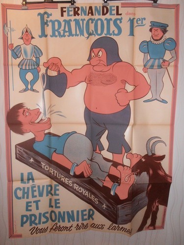Affiche cinéma fernandel - affiche,