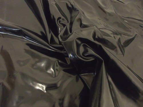 Tissu cuir pvc brillant - tissu, en