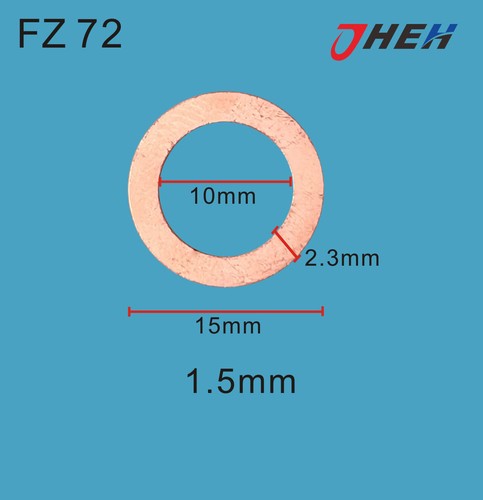 Fz72 sump plug washers - fz72, 10