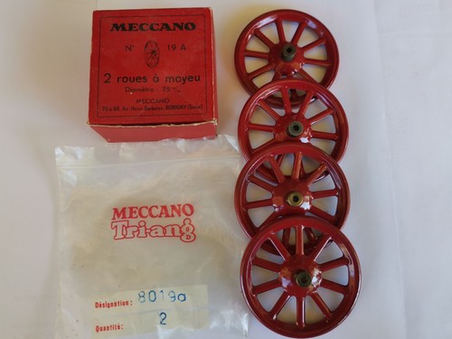 Meccano lot roues de - de,