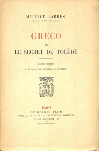Greco secret de tolède - secret,