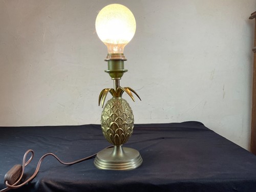 Pied lampe ananas bronze - pied, en