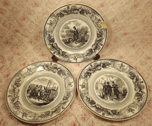 Lot assiettes porcelaine - assiettes,