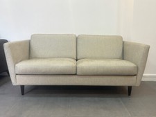 Canapé beige clair tissu - beige,