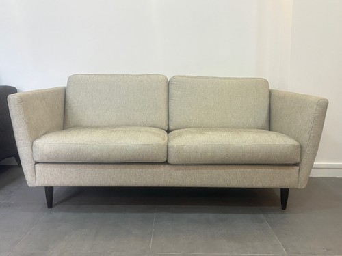 Canapé beige clair tissu - clair,