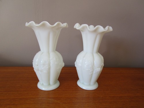 Paire petits vases - de, en