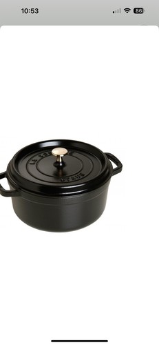 Staub cocotte 28cm ronde noir - 28cm,,