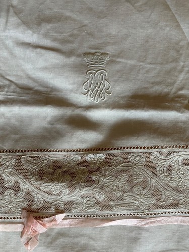 Parure chateau drap - de, (drap