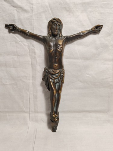 Christ bronze signé dubois - bronze,