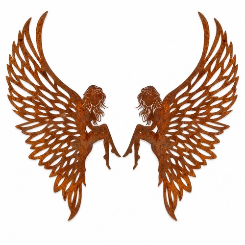 Sculpture murale ailes ange - sculpture,
