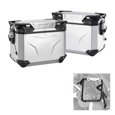 Set Valises GIVI Outback Evo Intelligent Anodisé pour BMW 800 F GS Adventure