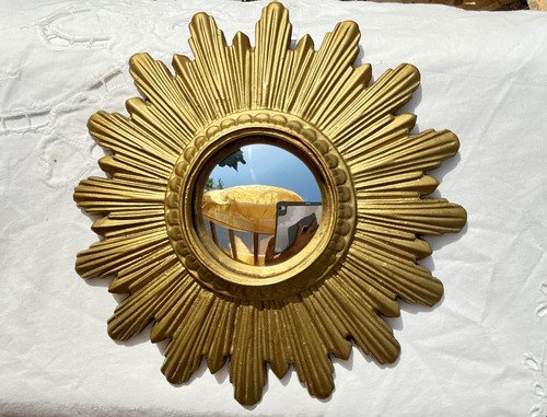 Ancien petit miroir soleil - petit,