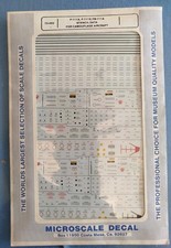 MICRO SCALES 1/72 Decals #72-452  F-111A, F-111E, FB-111A Stencil Data