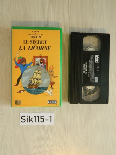 Vhs tintin secret de - k7, la