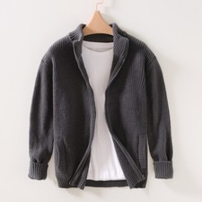 Hommes Tricoté Haut Cardigan