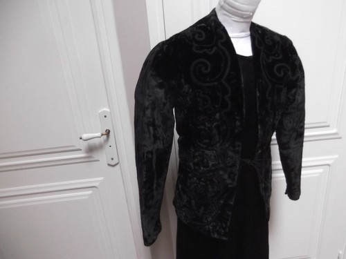 Veste longue ancienne vers - veste, ancienne.
