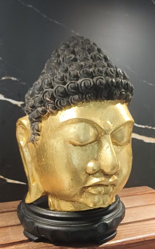 Ancienne tête bouddha en - tête, de