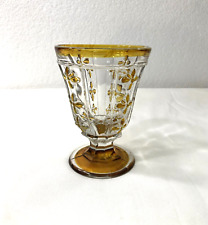 ancien verre CHARLES X orange