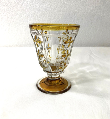 Ancien verre charles orange - charles, x