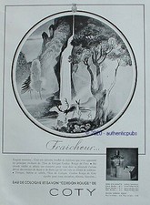 PUBLICITE COTY CORDON ROUGE